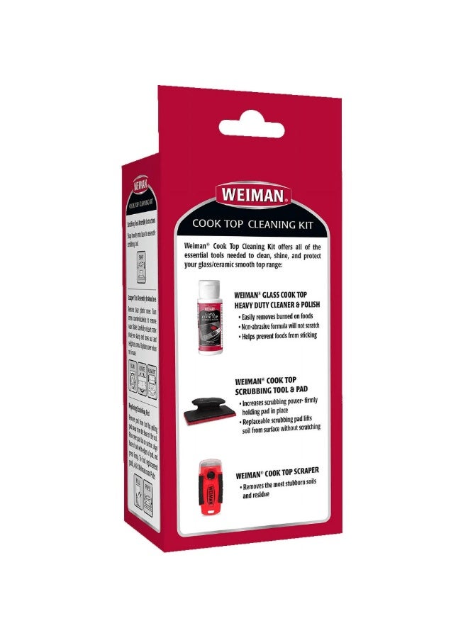 Weiman 5 In 1 Cook Top Cleaning Kit