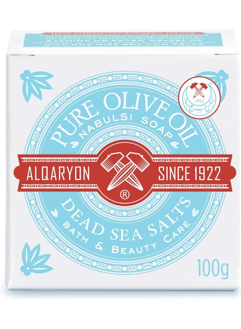 alqaryon, care 100g, dead sea, dead sea salts, nabulsi soap, oil nabulsi, oil nabulsi soap, olive oil, pure olive, pure olive oil, salts pure, salts pure olive, sea salts, sea salts pure, soap bath&beauty