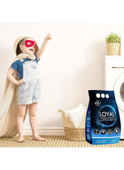 Loyal Powder Detergent 3Kg - Long-Lasting Scent