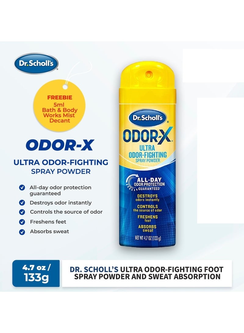 Dr. Scholl's Odor-X Ultra Foot Spray Powder