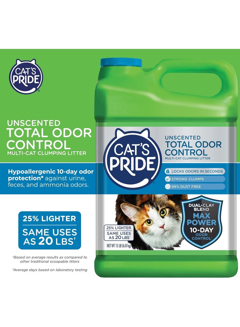 Cat's Pride Unscented Cat Litter 6.8 Kg