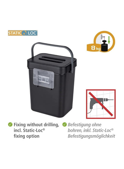 Wenko Tago Waste Bin W/Handle 5L