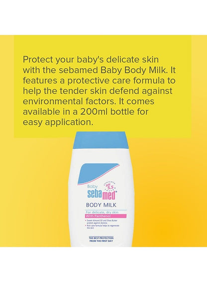 Sebamed Baby Body Milk With Panthenol 200 ML