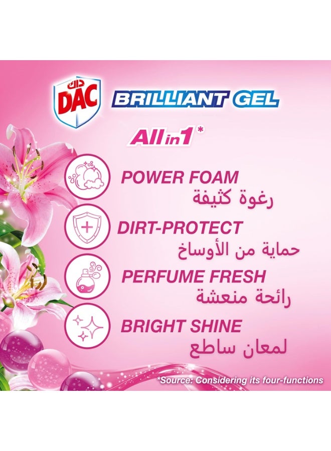 Dac Brilliant Gel Toilet Rim Block Spring Rain