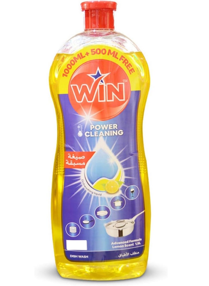 WIN Power Cleaning Dishwashing Liquid 1.5 L