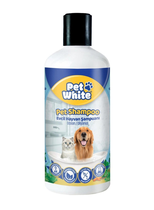 Pet White Ocean Scented Shampoo for Cats & Dogs