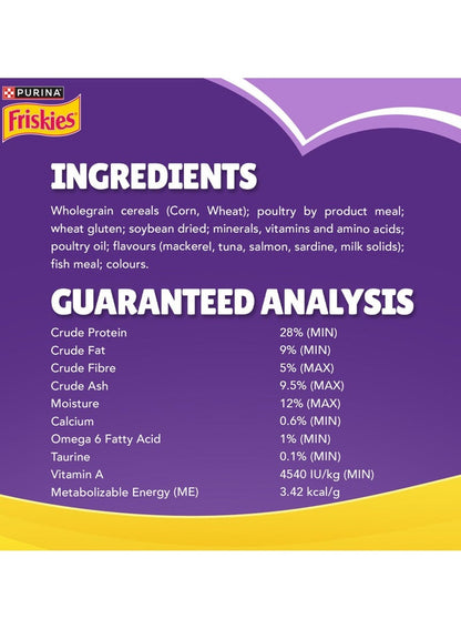PURINA Friskies Surfin Favourites Cat Food 1 Kg
