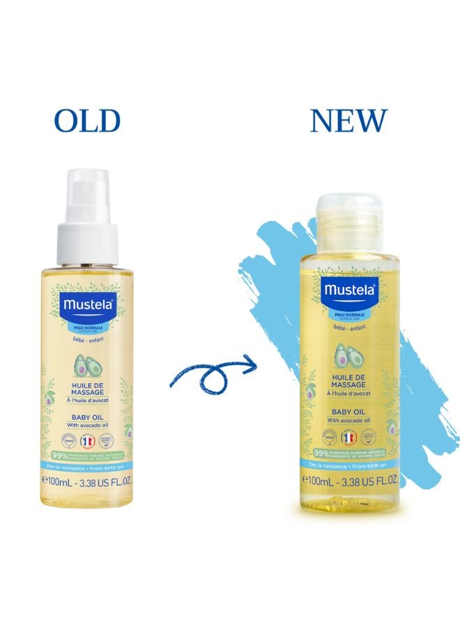 Mustela Hypoallergenic Baby Massage Oil 100ml