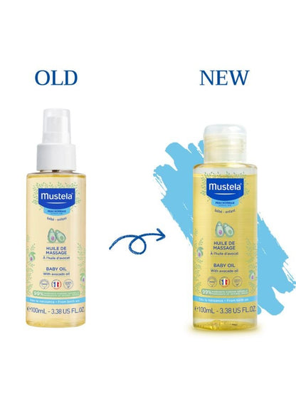 Mustela Hypoallergenic Baby Massage Oil 100ml