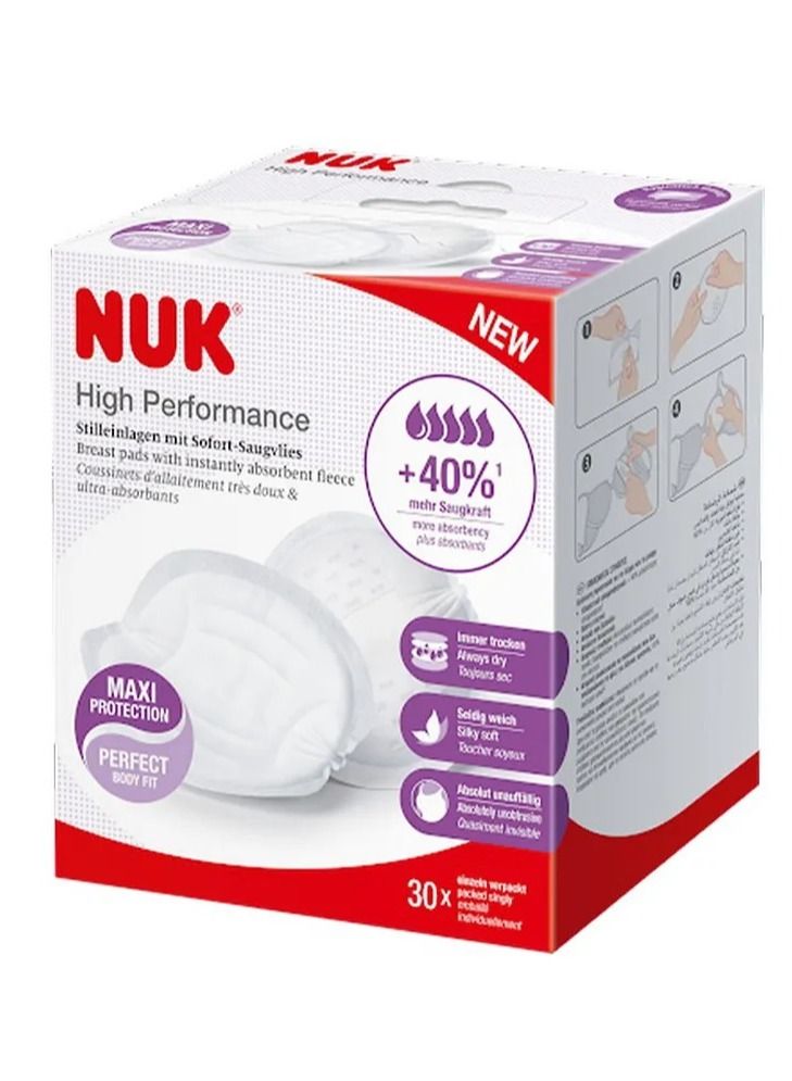 NUK Disposable Breast Pads Nursing 30 Count