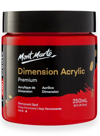 Mont Marte Dimension Acrylic Red 250ML