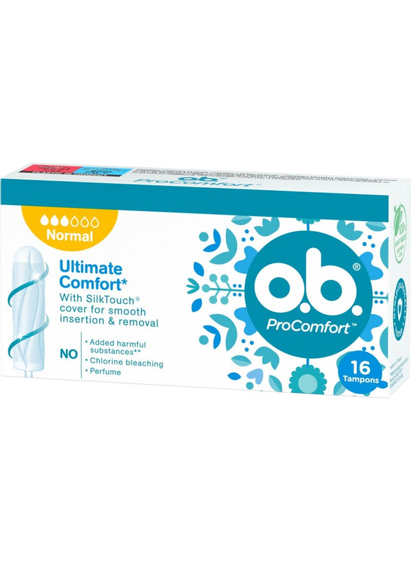 O.B. Ultimate Comfort Normal Tampons 16Pcs