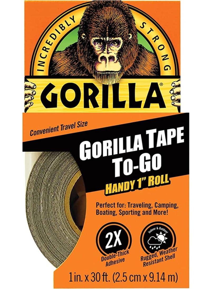 Gorilla Tape To-Go Handy 1 Inch Roll