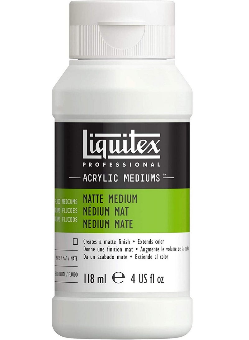 Liquitex Matte Fluid Medium 118 ML - Premium Art Supply
