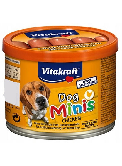 Vitakraft Dog Minis Chicken Sausages 120g