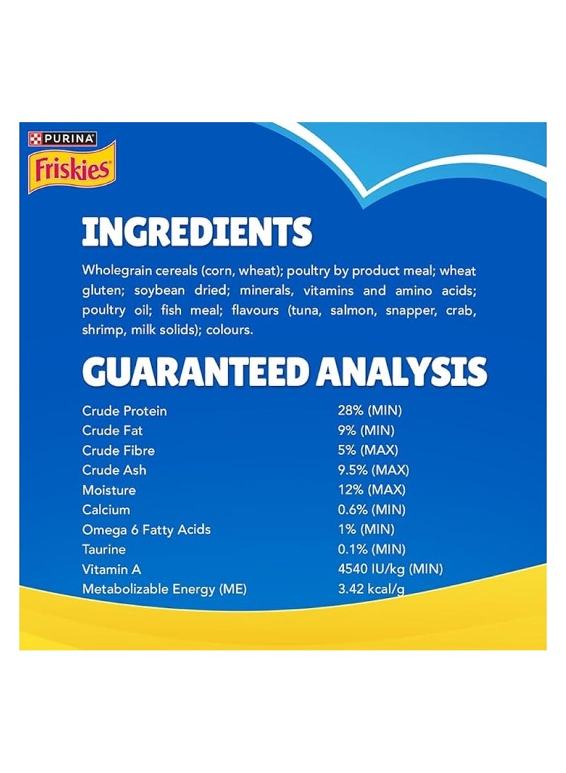 Friskies Seafood Sensations Dry Cat Food 2.5 Kg