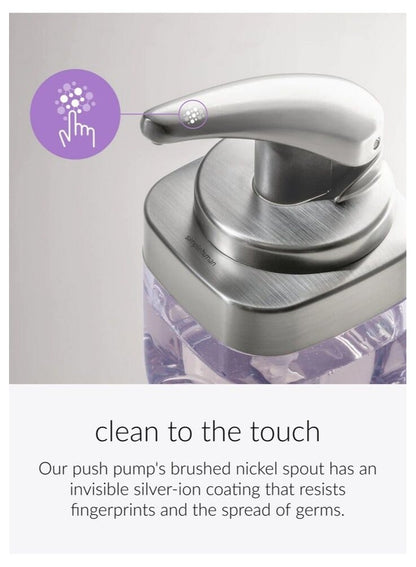 Simplehuman Brushed Nickel Push Pump with Caddy