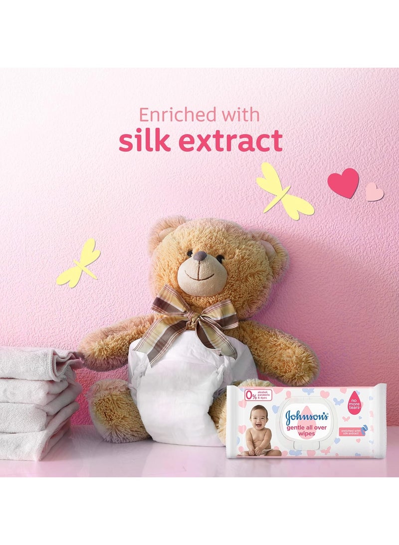 Gentle All Over Baby Wipes 72 - Johnson's