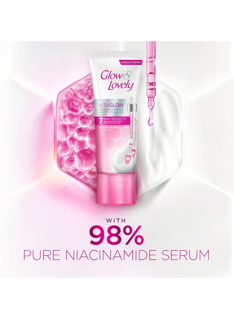 cool dry, cream 75g, feel uva, glow & lovely, make skin, multivitamin serum, multivitamin serum cream, serum cream, serum cream 75g, skin look, skin tone, skincare, sun care, vitaglow multivitamin, vitaglow multivitamin serum