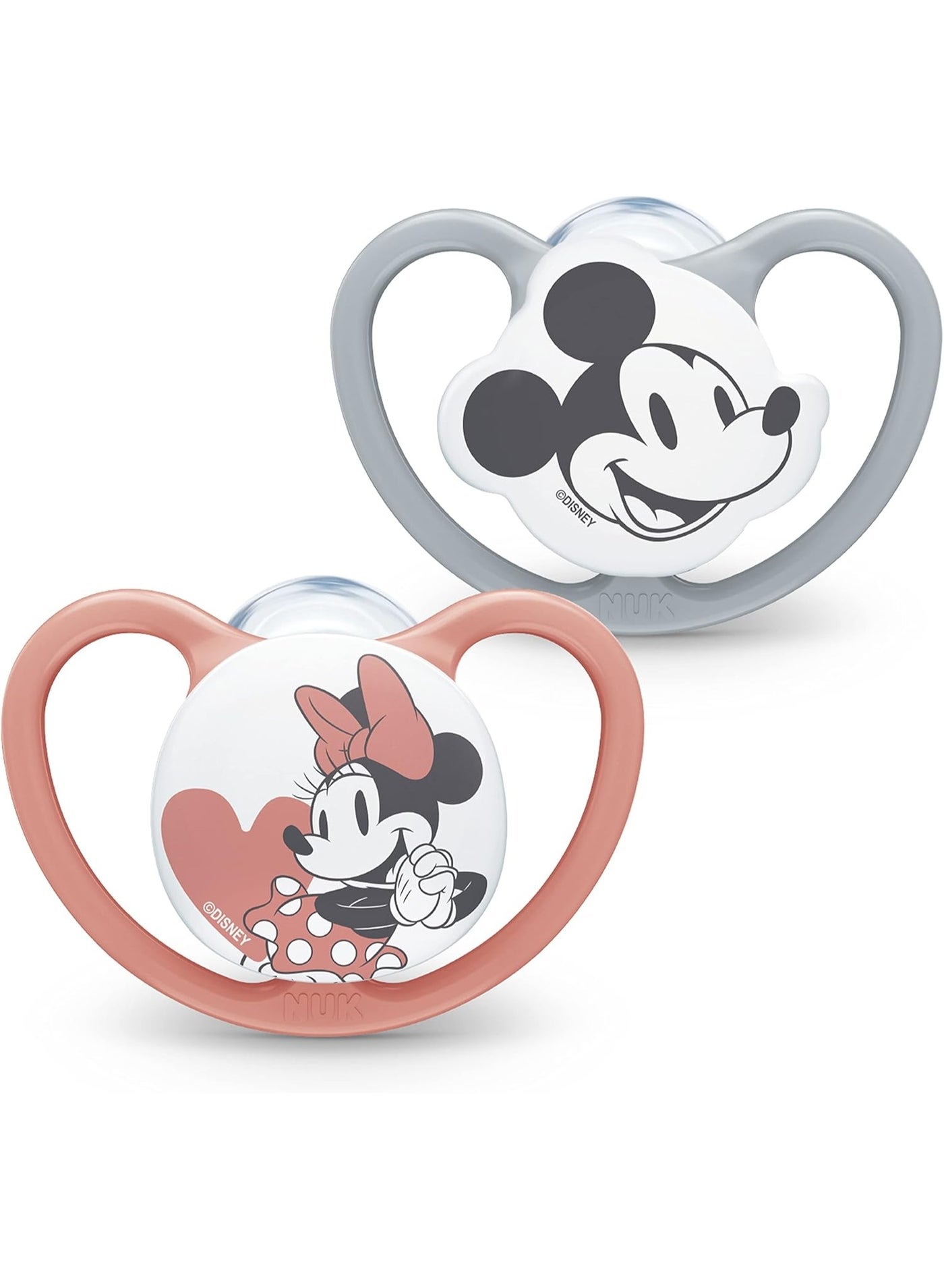 0-6 months, 2-pieces 0-6, 2-pieces 0-6 months, baby care, fit cute, mickey soother, mickey soother 2-pieces, nuk, sensitive skin, silicone, skin dry, soother 2-pieces, soother 2-pieces 0-6, space mickey, space mickey soother