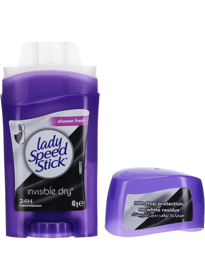 antiperspirant stick, antiperspirant stick shower, cool dry, deodorant antiperspirant, deodorant antiperspirant stick, dry deodorant, dry deodorant antiperspirant, fresh 40g, invisible dry, invisible dry deodorant, lady speed stick, shower fresh, shower f