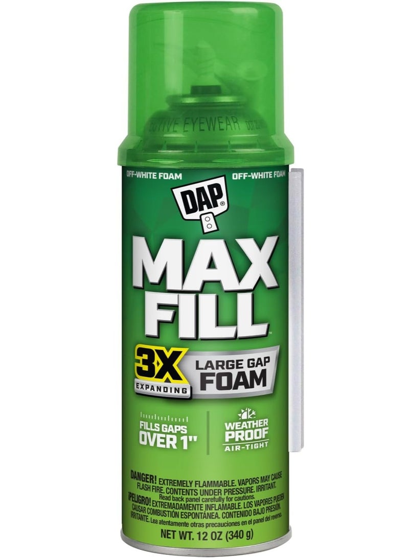 Max Fill Straw Foam Sealant Off White Dap