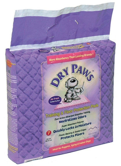 DRY PAWS Training Pads 7 Pcs Pack - Premium Pet Supplies