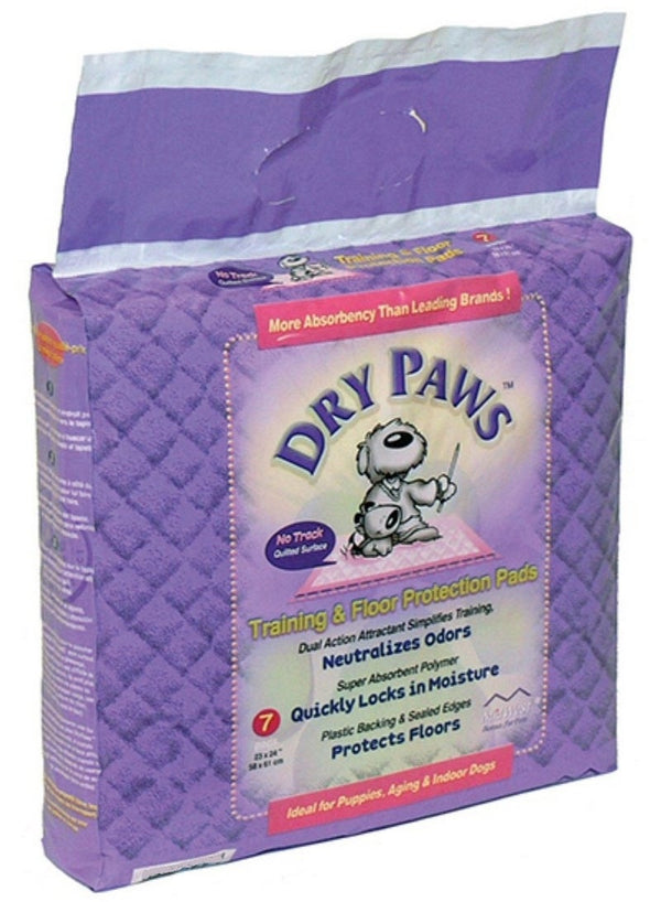 DRY PAWS Training Pads 7 Pcs Pack - Premium Pet Supplies