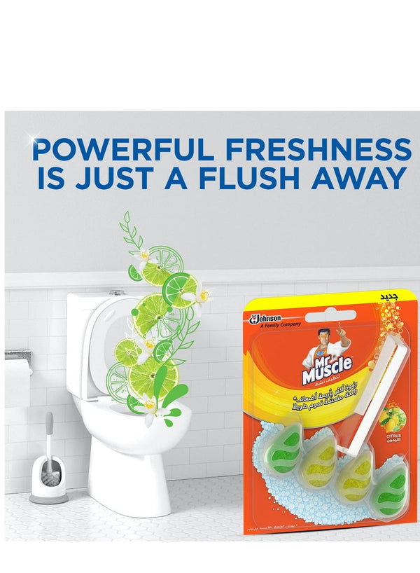 Mr Muscle Toilet Rim Block Citrus Freshness