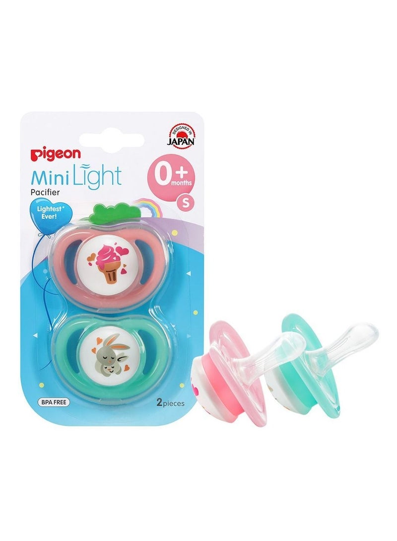 Pigeon Mini Light Pacifier Twin Girl (S)