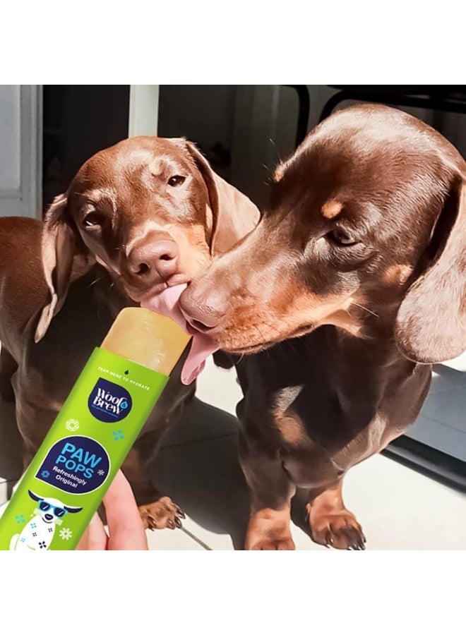 Cooling Ice Pop Treats for Dogs by Woof&Brew