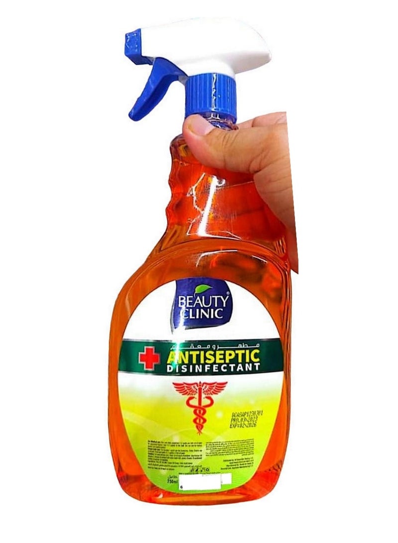 Beauty Clinic Antiseptic Disinfectant Spray 750 ML