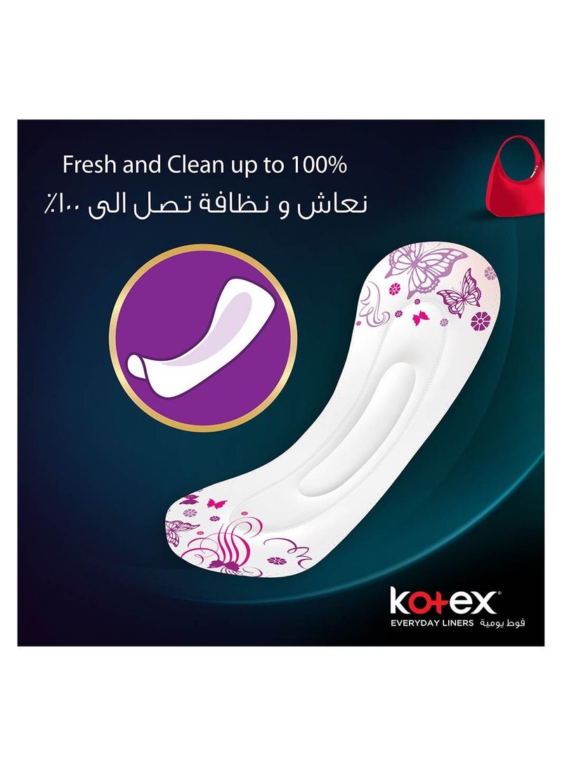 Kotex Antibacterial Long Pantyliners Scented 20's
