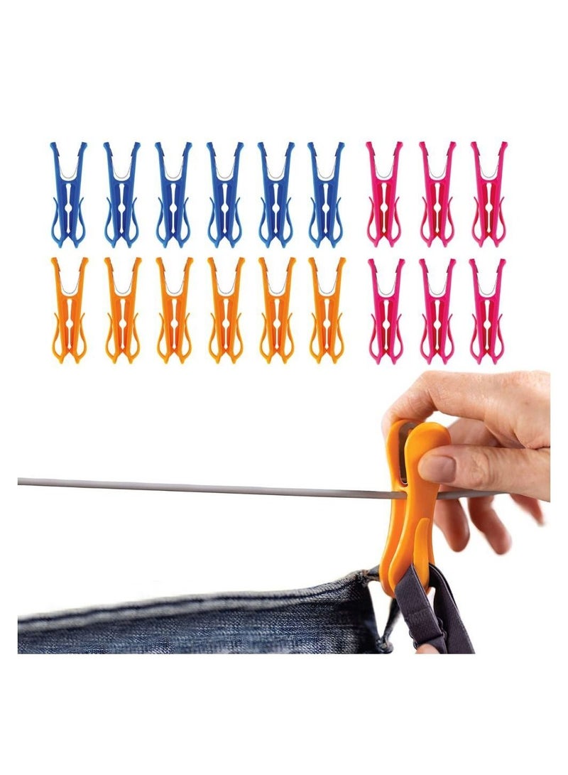 Hegs Cloth & Laundry Hanging Clips 18 Pcs Pack