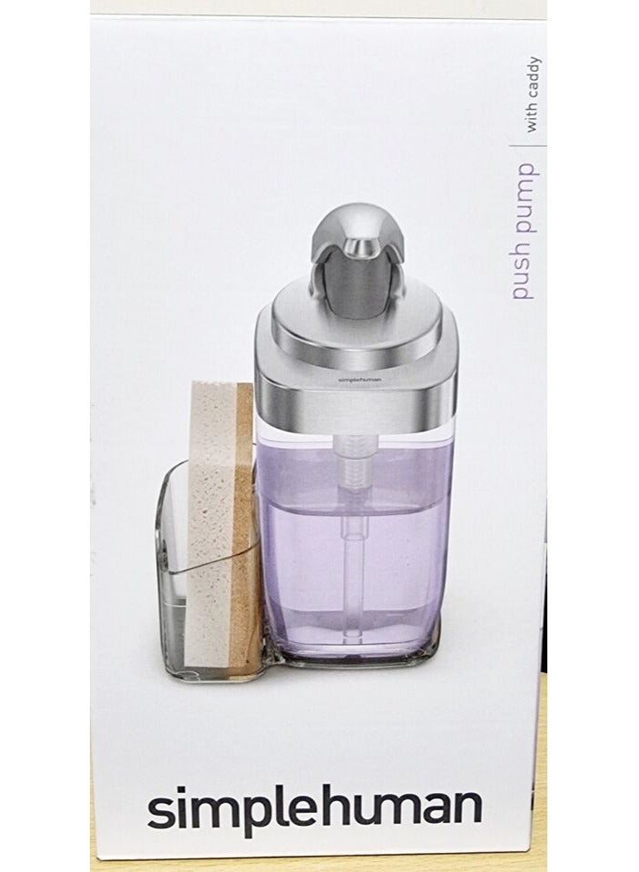 Simplehuman Brushed Nickel Push Pump with Caddy