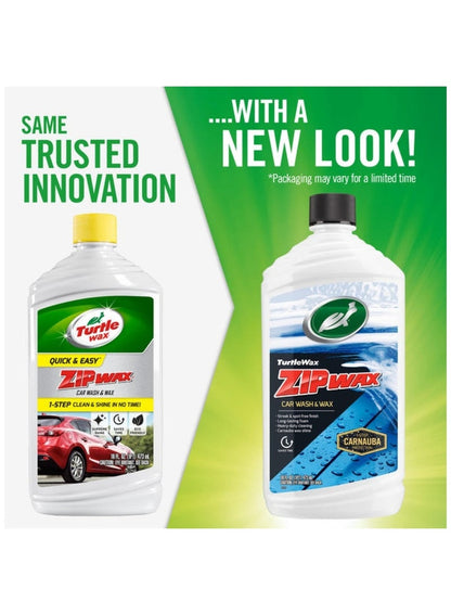 Turtle Wax Zip Wax Car Wash And Wax 473 ML