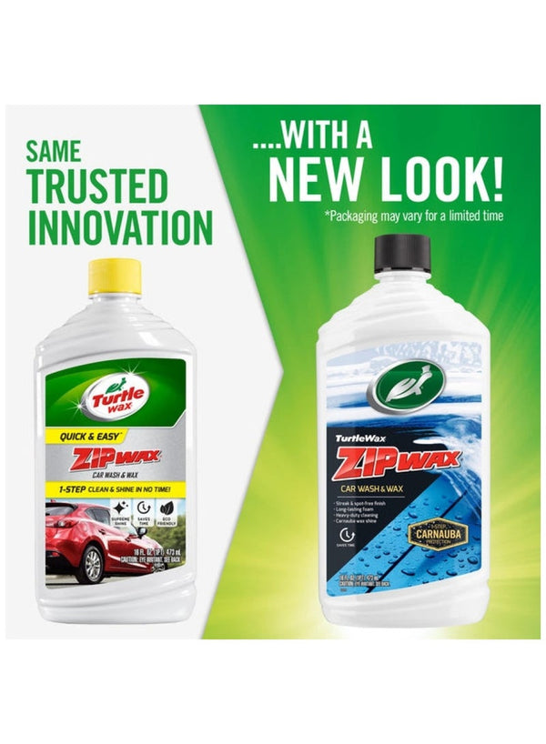 Turtle Wax Zip Wax Car Wash And Wax 473 ML