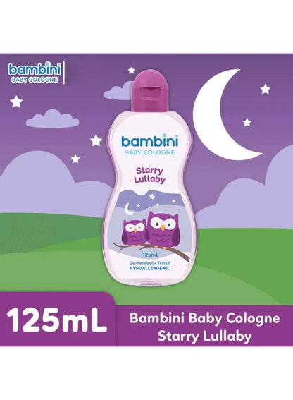 125ml keep, aroma give, baby cologne, bambini, bath time, day long, little one, lullaby baby, lullaby baby cologne, many baby, sensitive skin, skin many, starry lullaby, starry lullaby baby, type baby