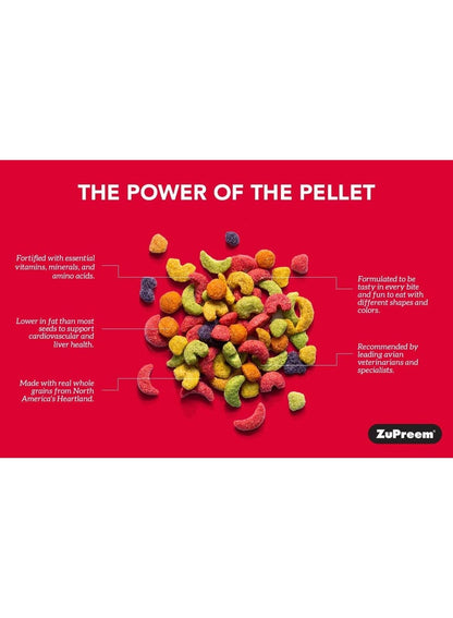 ZuPreem FruitBlend Flavor Pellets Bird Food 907g