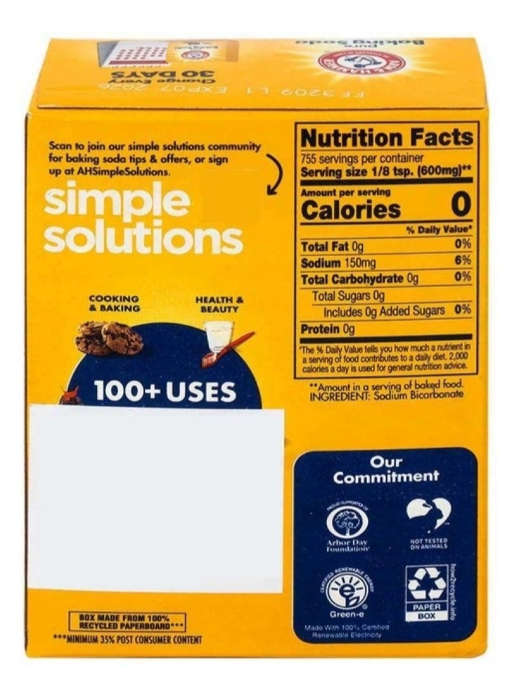 Premium Arm & Hammer Pure Baking Soda 453 G