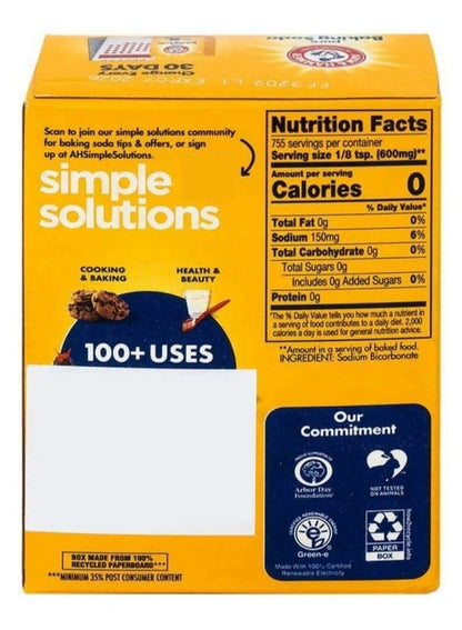 Premium Arm & Hammer Pure Baking Soda 453 G