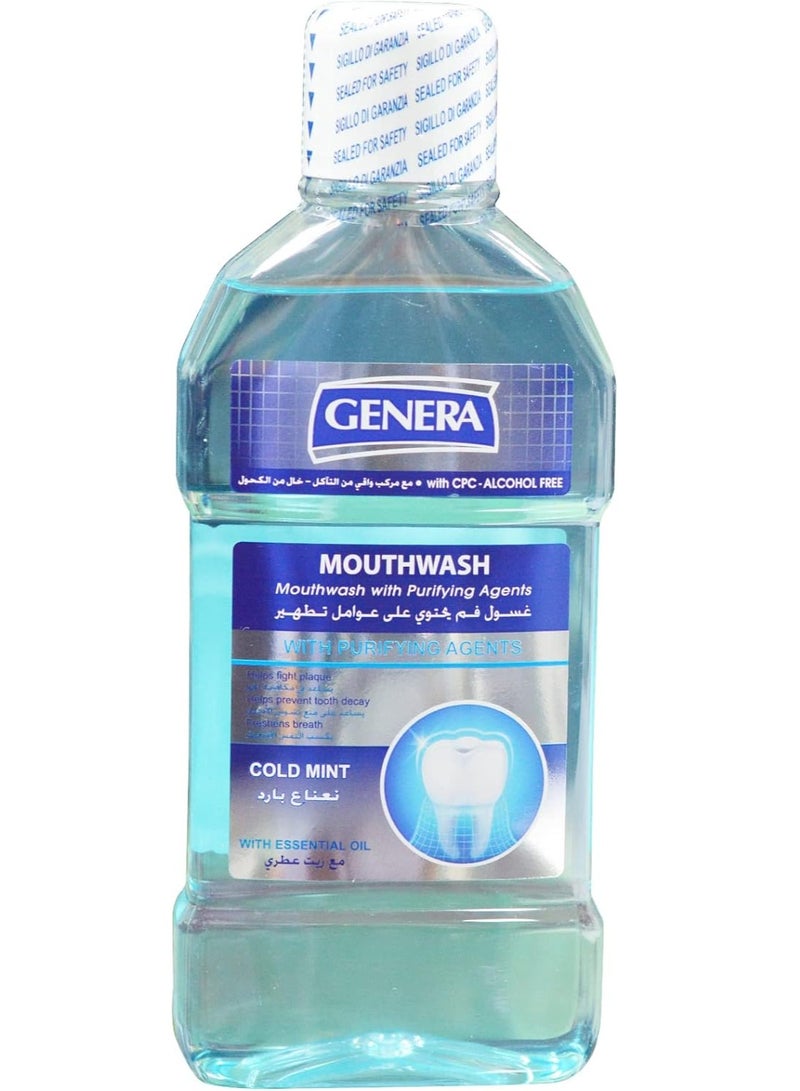 Genera Cold Mint Mouth Wash 500 ML