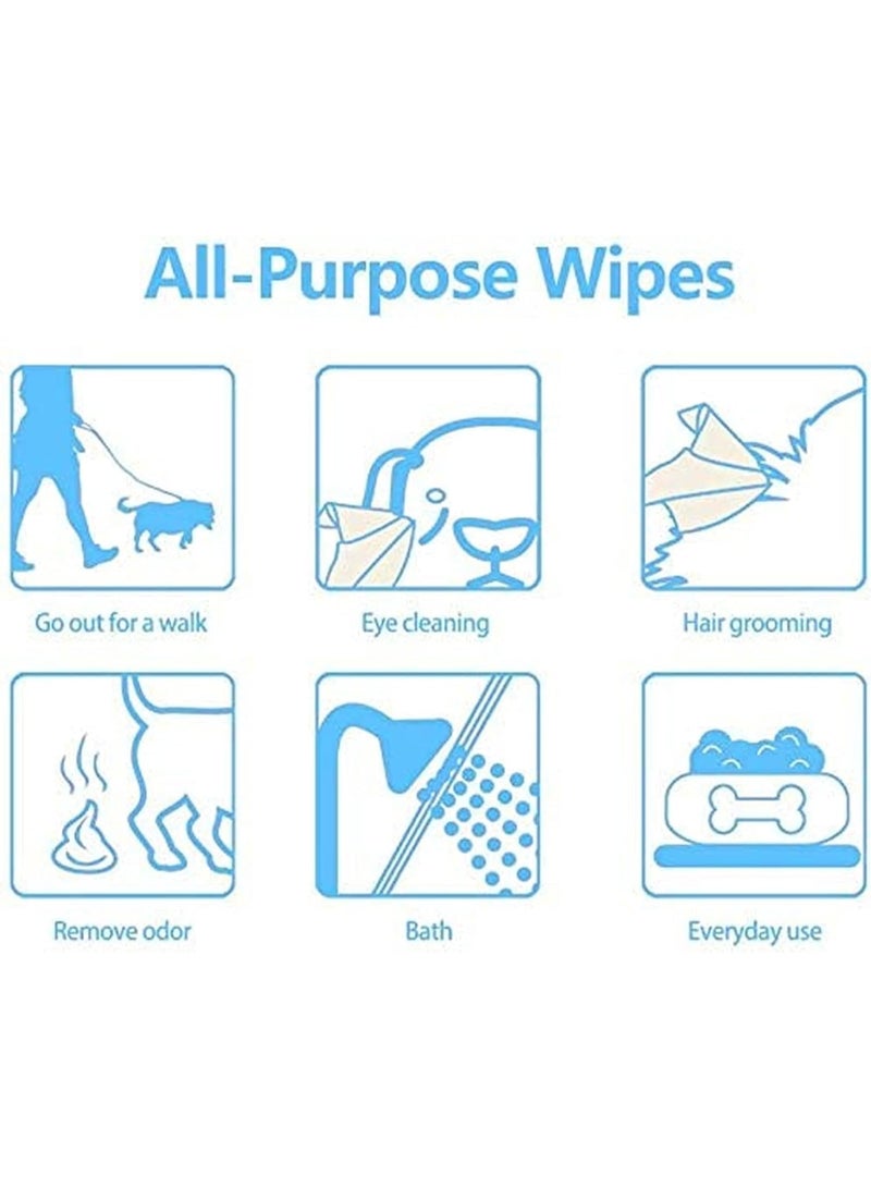 Pawise Deep Cleaning Wipes for Pets - 70 Pcs Pack