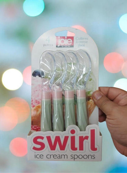 Joie Swirl Ice Cream Spoons 4Pc Set