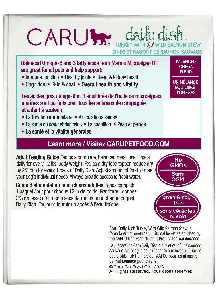 CARU Daily Dish Turkey Salmon Stew for Dogs