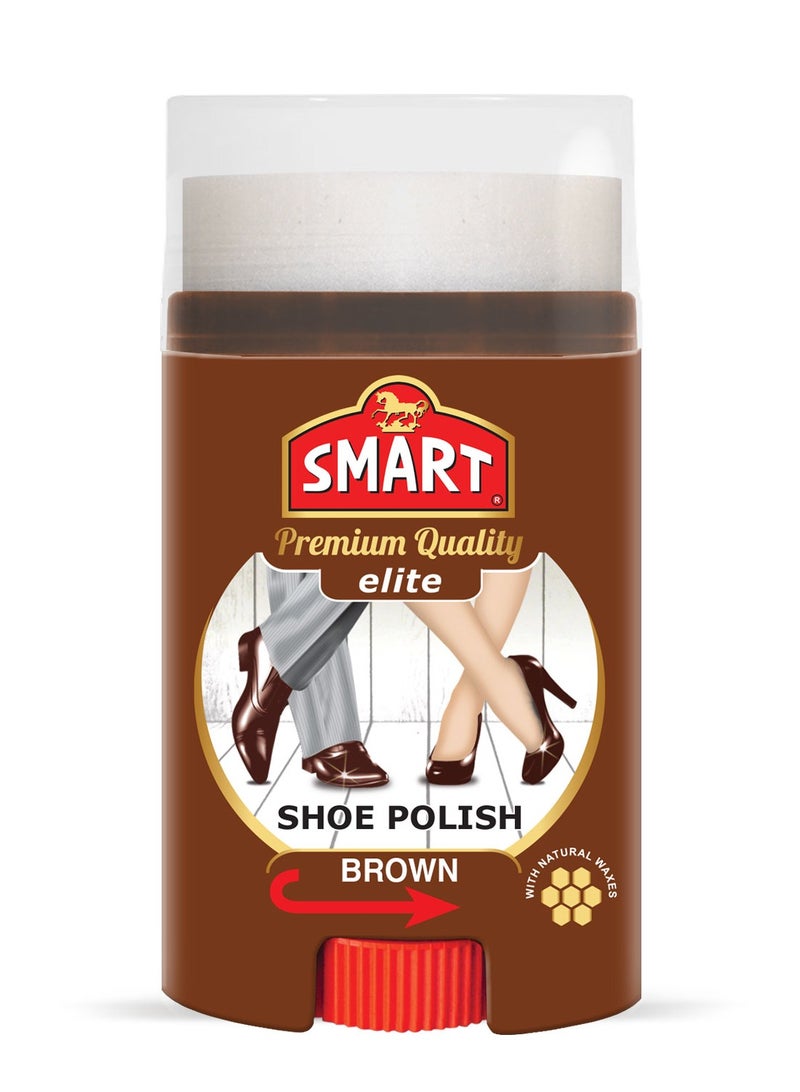 Smart Elite Shoe Polish Brown 60 ML