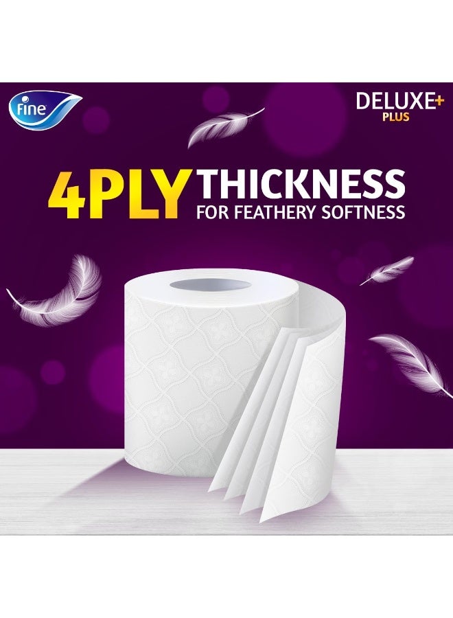 Fine Deluxe Toilet Tissue 4 Ply - Premium Comfort