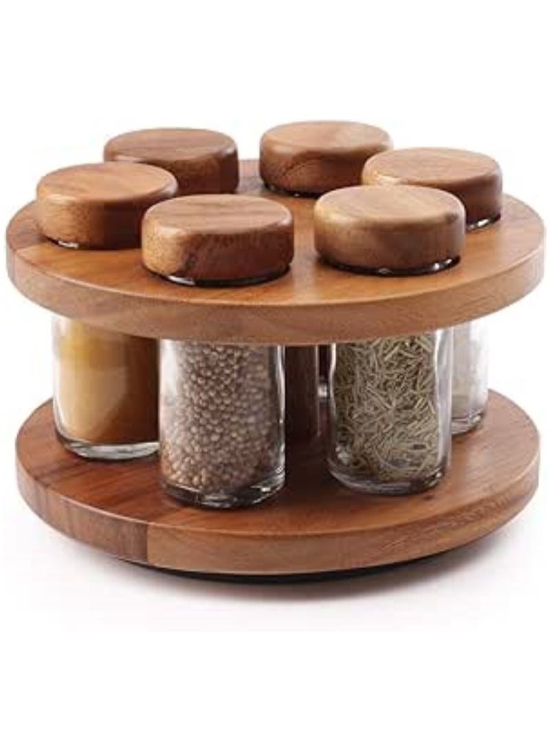 BILLI Spice Rack With 6 Bottles - Premium Organizer