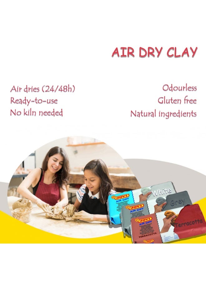 JOVI Air Dry Modeling Natural Terracotta Clay 500G