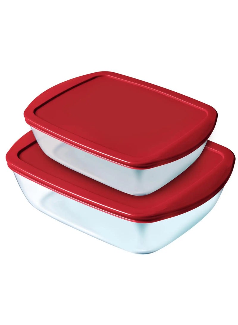 PYREX 2-Piece Cook & Store Container Set